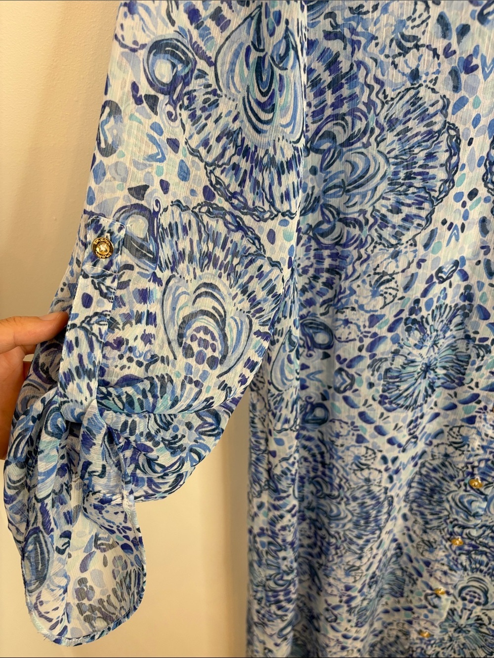 Lily Pulitzer Natalie Maxi Cover Up - Picture 3 of 9